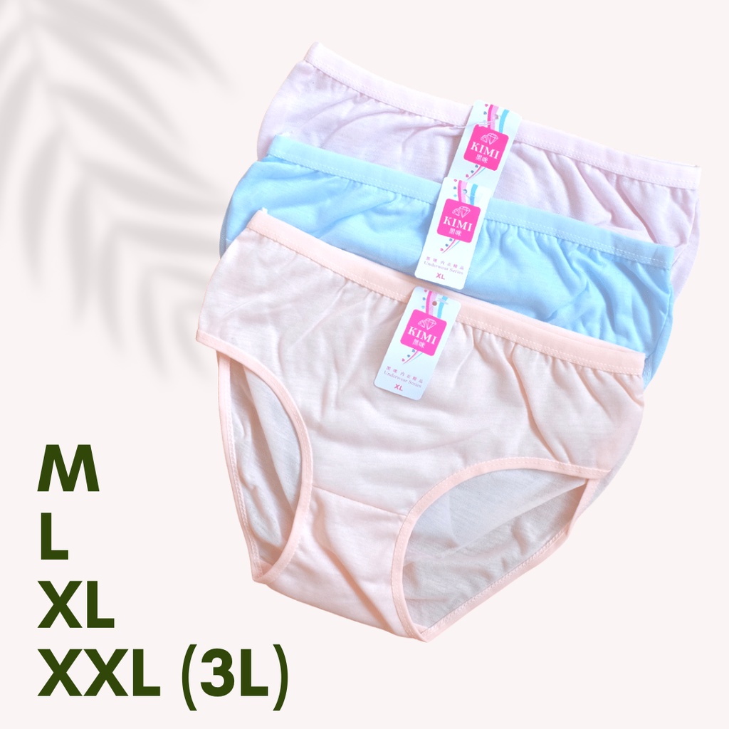 CD JUMBO Undies Pakaian Celana Dalam Wanita Perempuan Dewasa Polos / Sablon / Bordir Size M L XL XXL