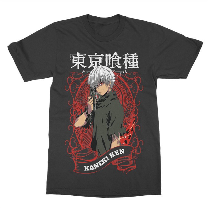 Kaos Anime Tokyo Ghoul Kaneki Ken 4 - Anime Manga - Chicken Garment