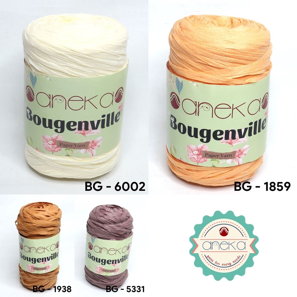 KATALOG - Benang Rajut Bougenville / Rattan / Paper Yarn