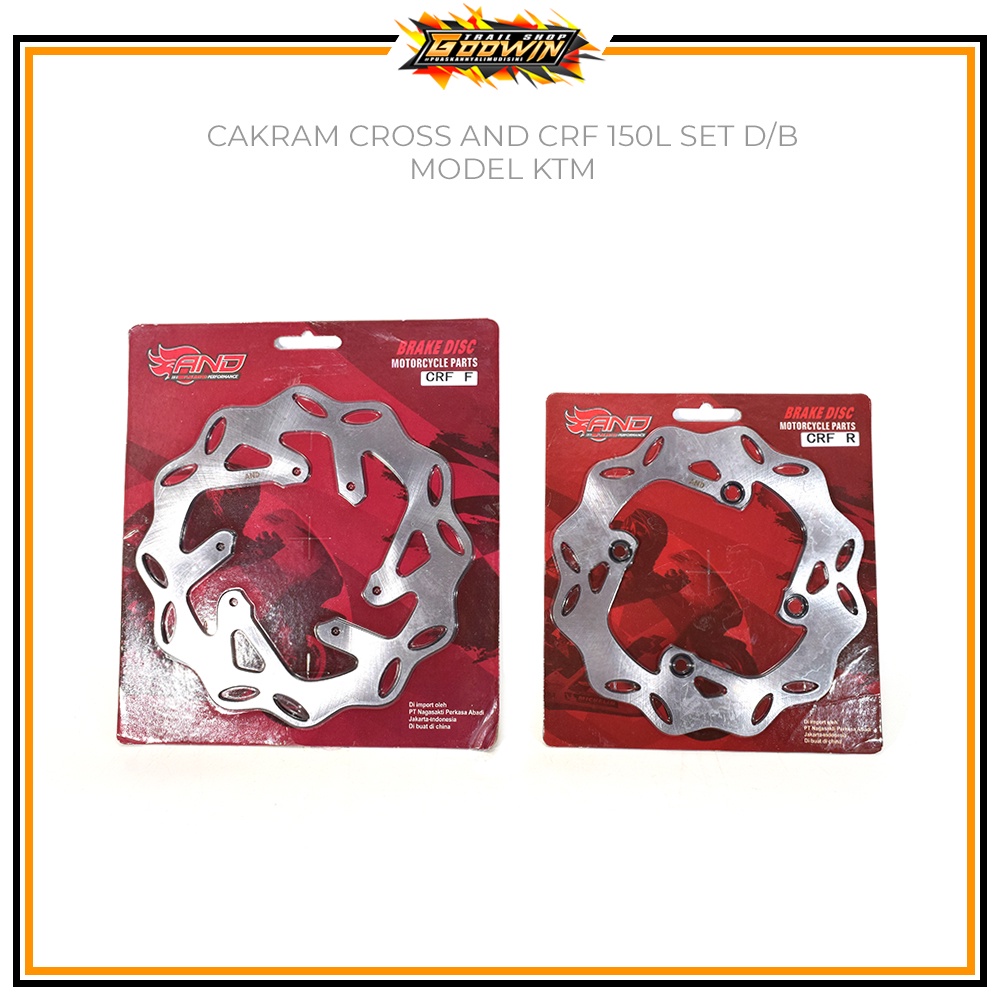 Piringan Cakram Disc Set Depan Belakang SCARLET MX AND CRF 150L KLX 150 KLX 230 WR 155 Model KTM