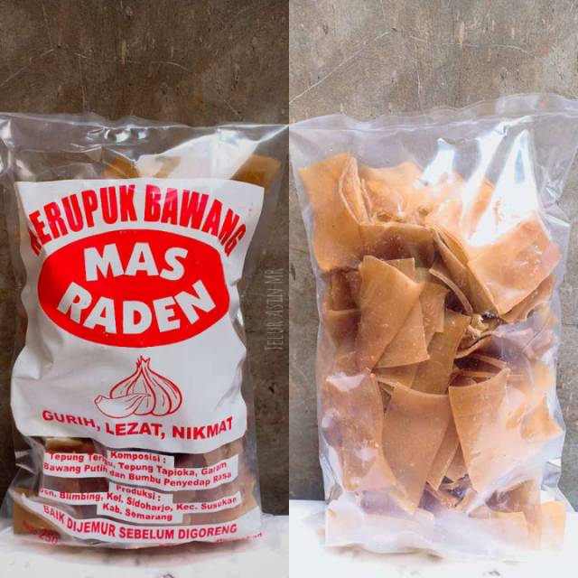 KERUPUK BAWANG GURIH MAS RADEN 250GR