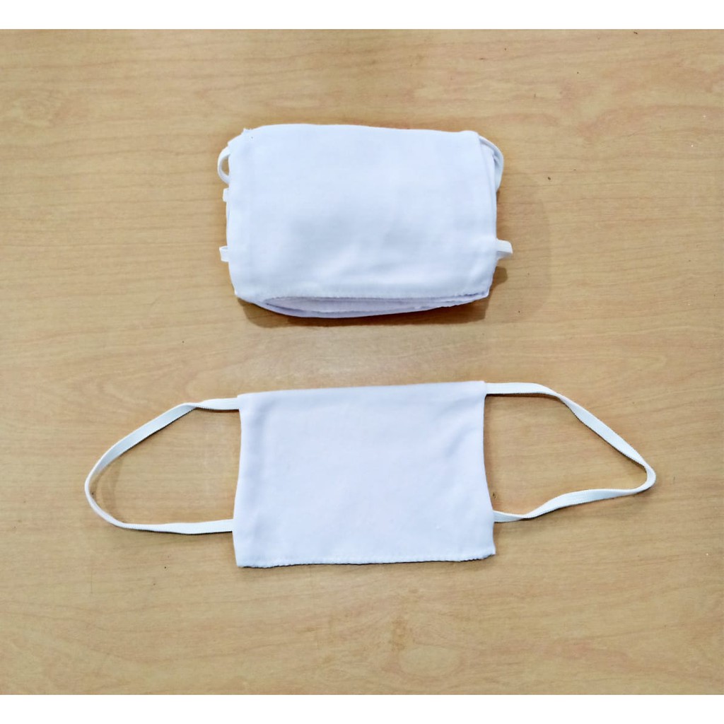 MASKER KATUN PUTIH TALI KARET