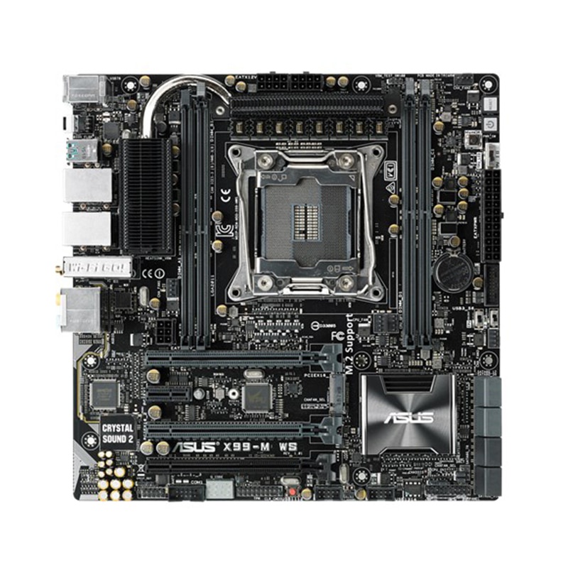 PREORDER ASUS X99-M WS Kit X99 Motherboard Mining Motherboard LGA 2011 V3 Support Xeon E5 2650 v3 CP