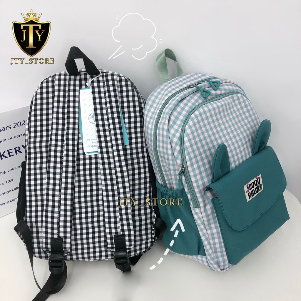 Tas Anak Perempuan Tas Ransel Gendong Anak Sekolah  SD SMP SMA Backpack Korea Fashion - 215