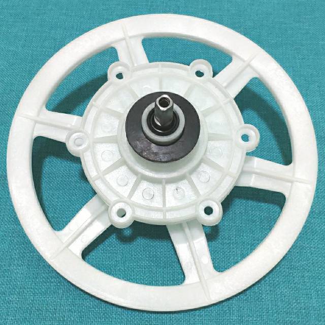 SATU SET GEAR BOX AS + PULLY MESIN CUCI SANYO - AQUA 2 TABUNG SW-700XT SW-730XT SW-741XT