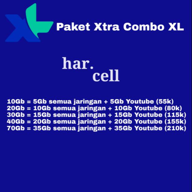 Paket Xtra Combo XL