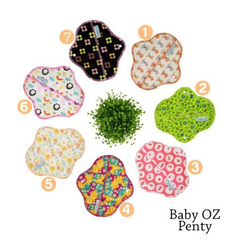 Pembalut Kain Wanita Baby Oz | Menstrualpad | Menspad | Menstrual Pad