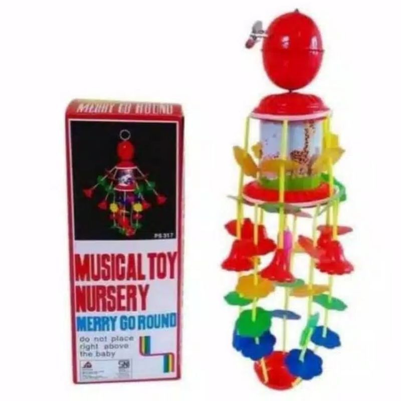 Mainan gantung putar musik bayi | Musical Toy Nursery | mainan musical palgym bayi