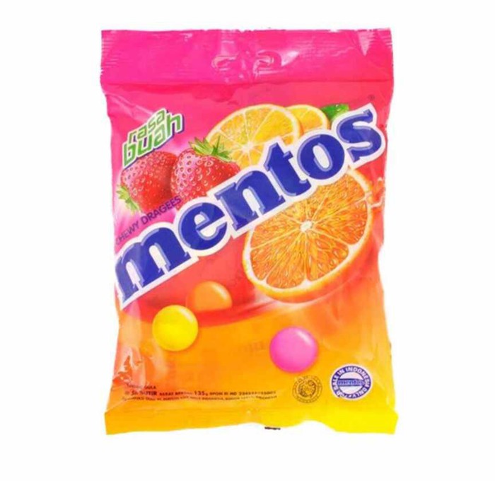 

Permen Mentos Fruits Bag 40 x 50 cm HHR1669