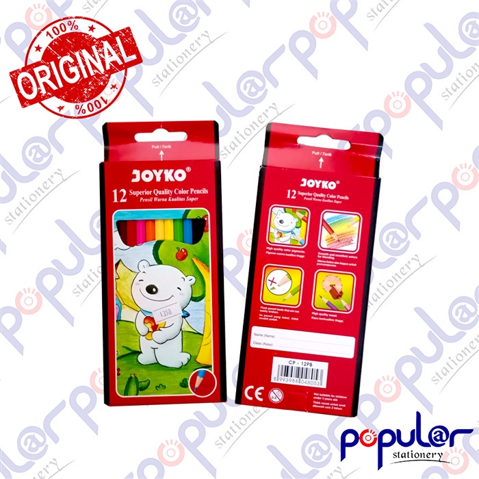 

Pensil Warna Panjang Joyko 12 Colour