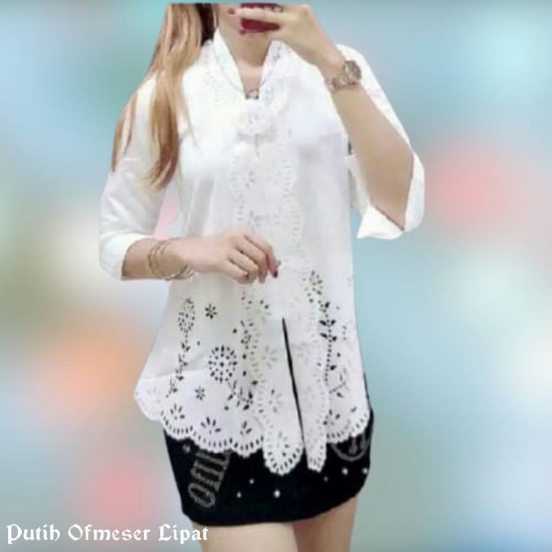 Kebaya Encim Modern Senada Abaya wanita-2