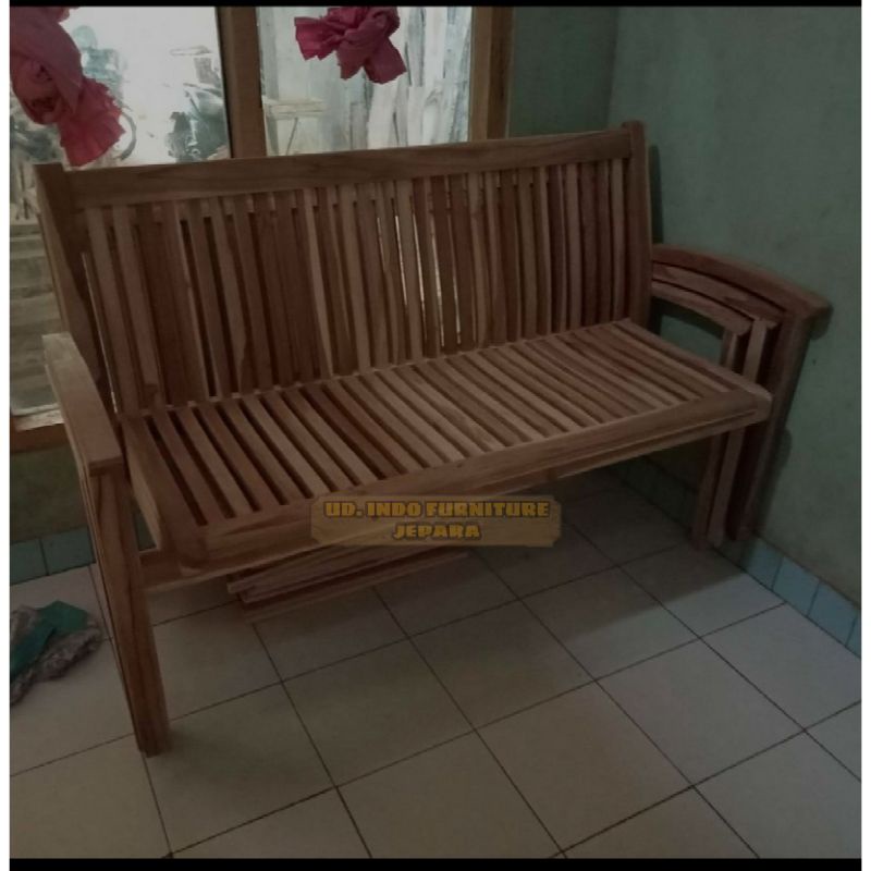 bale bale teras murah kursi taman minimalis jati jepara