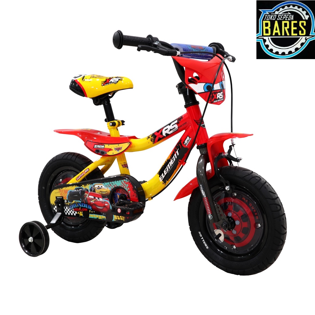 Sepeda BMX Anak 12 / 16 / 18 Element Disney Pixar Cars 1.0