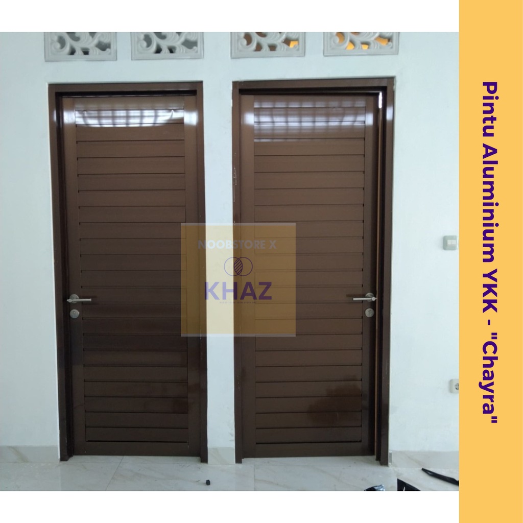 Pintu Swing/Slide Alumunium YKK - 210 x 90