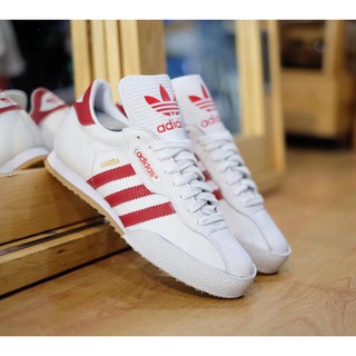 adidas samba super white blue red