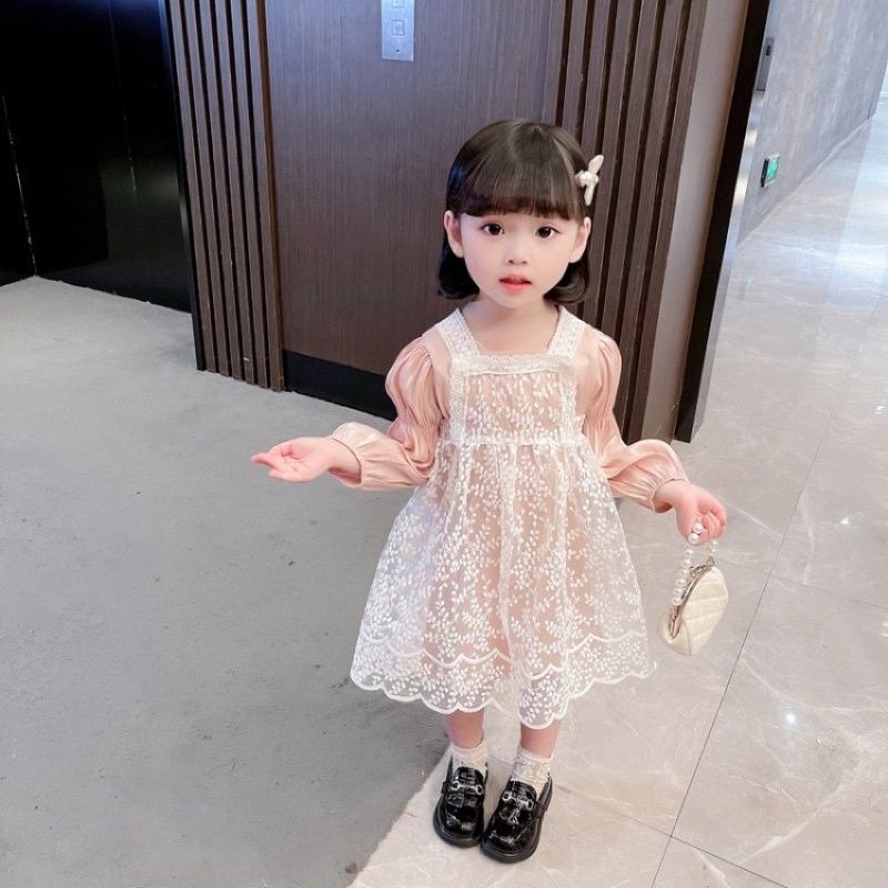 LittleAaron DRESS KESSEY EBV Baju Dress Anak Perempuan Import