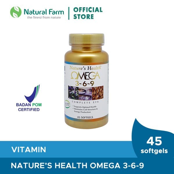 NATURE'S HEALTH OMEGA 3-6-9 45'S