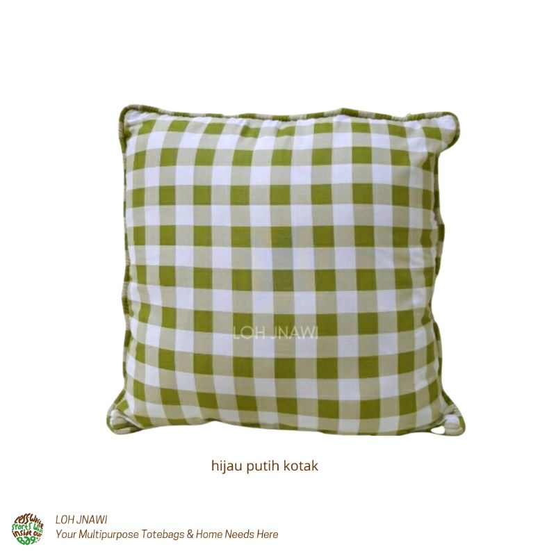 Pillow Case Cushion Cover Premium Sarung Bantal Sofa 40x40 cm