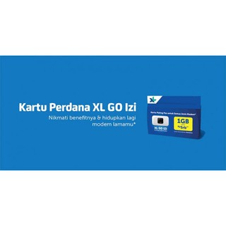 Perdana XL GO IZI Khusus Modem dan MiFi | Shopee Indonesia