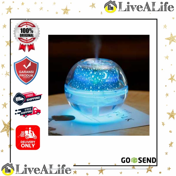 LED Projection Humidifier/Aromatherapy Diffuser 500ml
