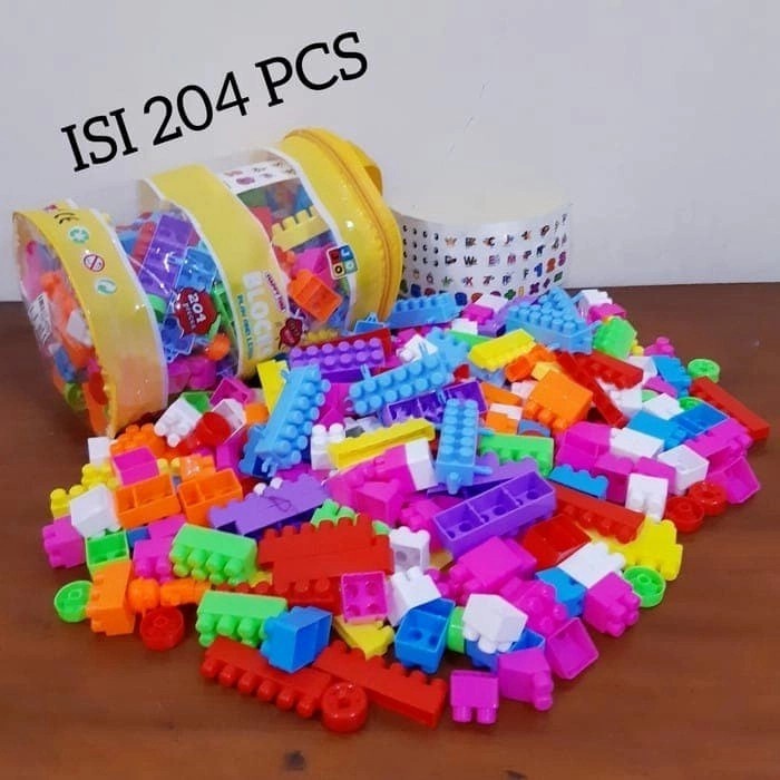 Mainan Block Isi 510 Pcs Edukasi - Building Brick Balok Susun Edukatif Koleksi Anak Laki Perempuan Cowok Cewek