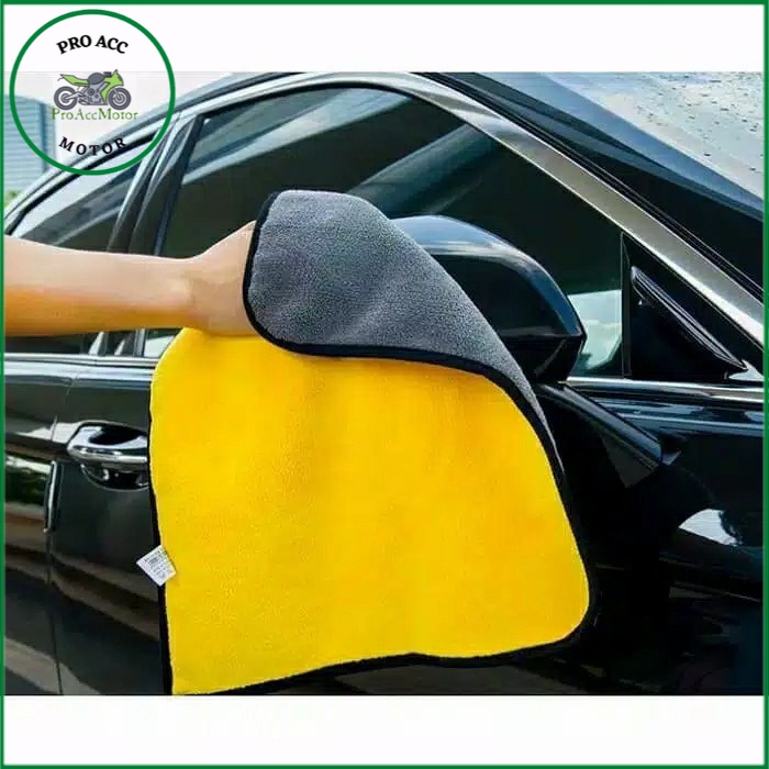 kain lap microfiber mobil dan motor super halus di dua sisi eksklusif multiguna