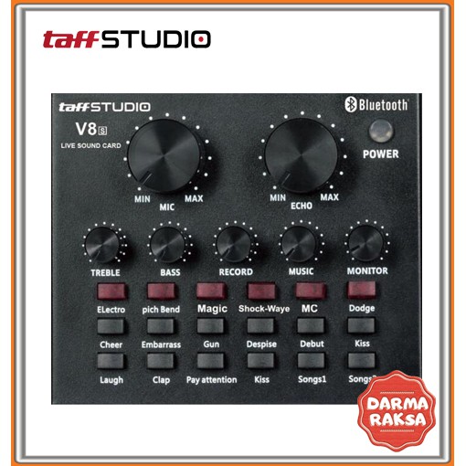 Taffstudio - USB Soundcard Bluetooth V8S [Original]