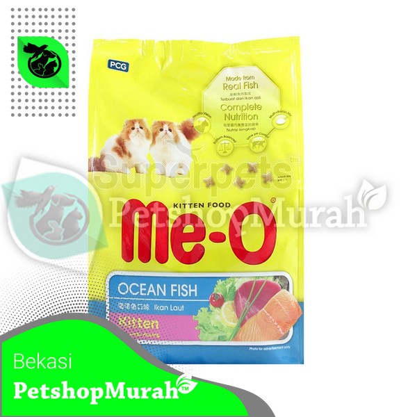 Makanan Anak Kucing Kering Me-O Kitten 1.1kg Cat Food Me o Meo Kitten Ocean Fish 1,1 Kg