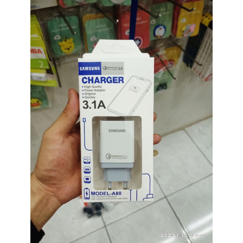 Tc Travel Charger Brand SAMSUNG M-05 1Usb 4A Kwalitas BagusS