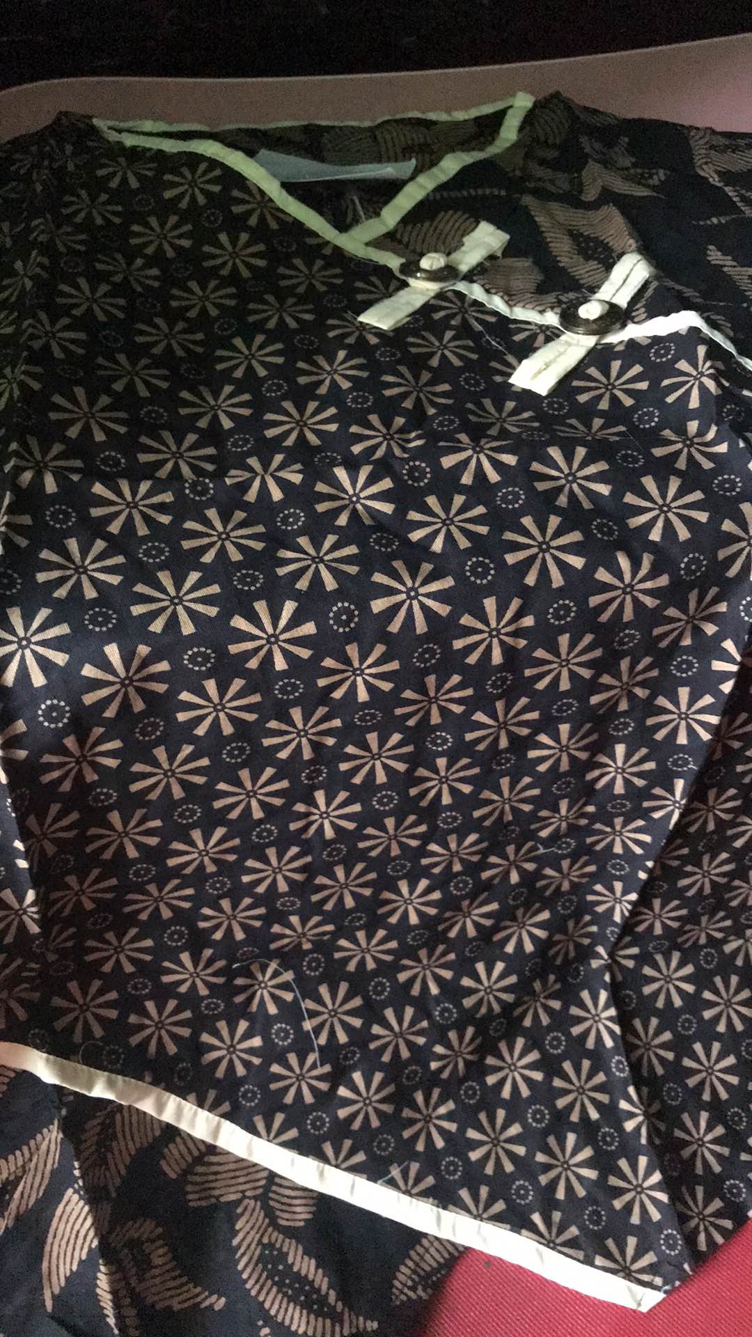 Blouse Batik Wanita Daun Kembar Mas - Atasan Batik - S-m-l-xl-2l-3l-4l-5l