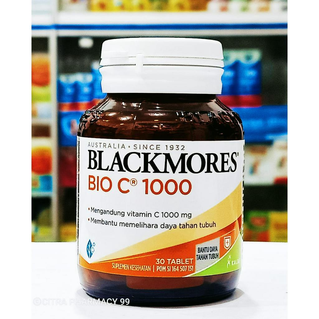 Blackmores 𝐁𝐢𝐨 𝐂 𝟏𝟎𝟎𝟎𝐌𝐆 Isi 30 Tablet - Memelihara Daya Tahan Tubuh