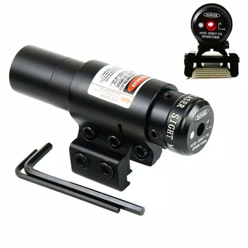 LASER SENAPAN TEMBAK SCOPE LASER MERAH 801 YANG MAHAL