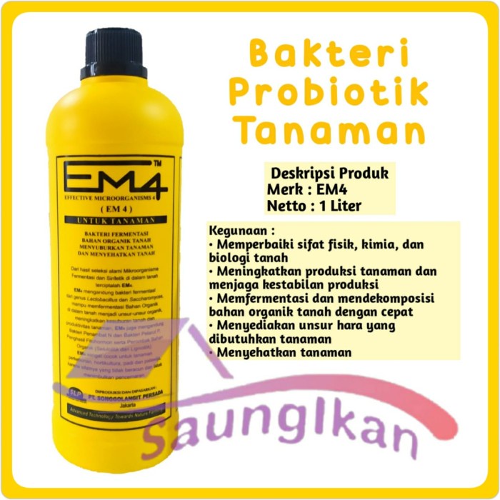 Pupuk Cair Prebiotik EM4 EM 4 TANAMAN TUMBUHAN