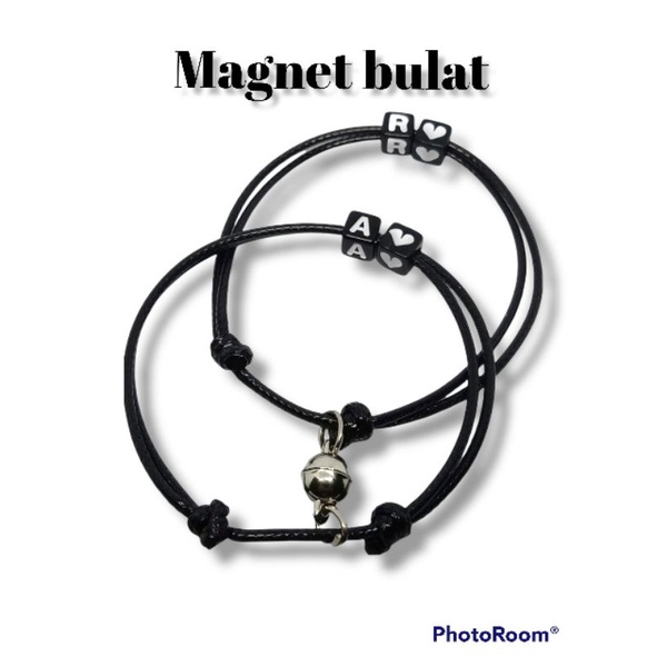 GELANG COUPLE MAGNET / GELANG MAGNET / GELANG PASANGAN / GELANG HURUF / GELANG REQUEST HURUF / GELANG UNIK / GELANG TALI HURUF / GELANG KAPEL / GELANG KAPEL MAGNET / GELANG KAPEL HURUF / GELANG KAPEL UNIK-4