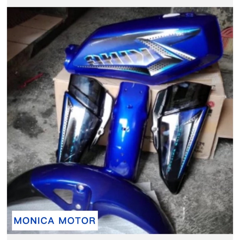 BODY SET RX KING TAHUN 2008 warna biru