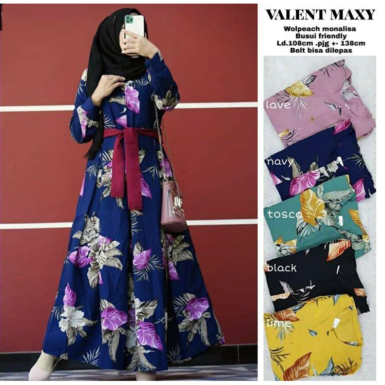 [BISA COD] GAMIS MUSLIM / YURIS MAXY/ DRESS MAXY BRUKAT WANITA KONDANGAN MURAH