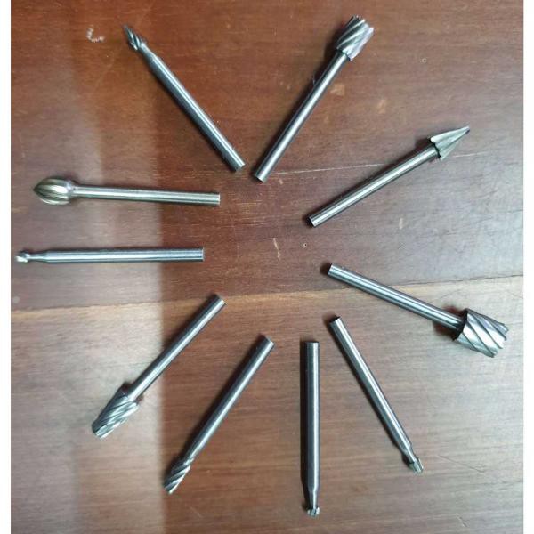 Mata Bor Tungsten Carbide Cone Spiral 10 PCS - GJ0106