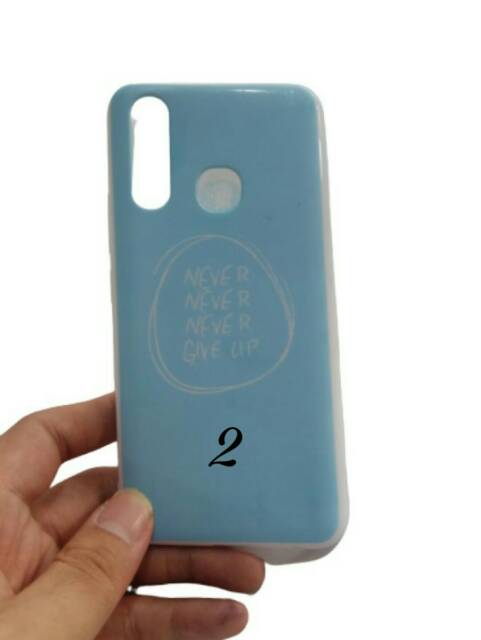 Case uv oil timbul macaron quotes Vivo Y19