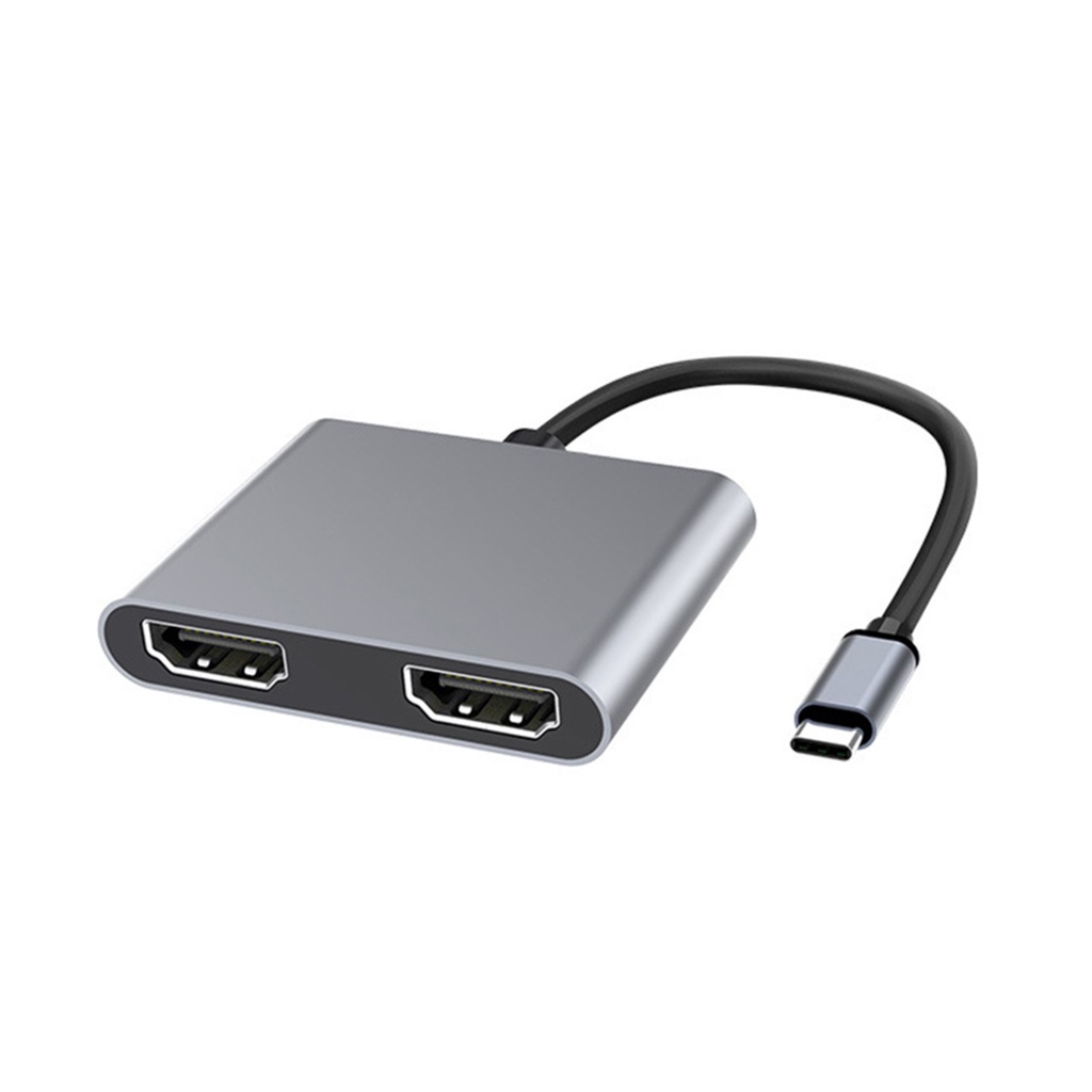 usb3.1 Type-c thunderbolt to hdtv dual x2 converter adapter netline mst 2in1 hub 4k 2K 60hz