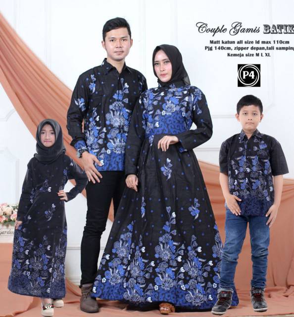 BAJU COUPLE KELUARGA BAJU MUSLIM SARIMBIT BAJU