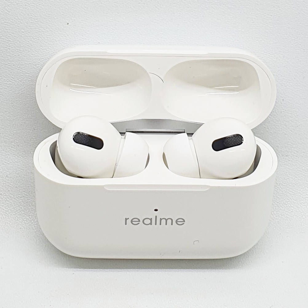 Headset Bluetooth Realme Air Buds Pro + Case Wireless Earphone Bluetooth Realme Can Rename And GPS