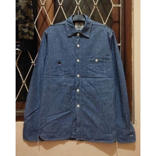 FOB Factory Japan Selvedge Chambray L/S Shirt