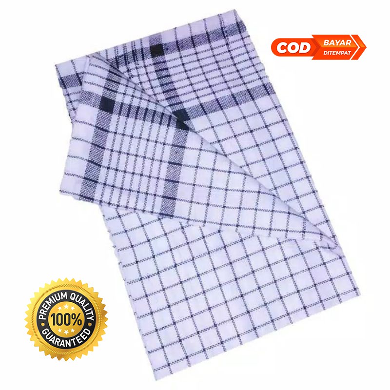 Kain Lap Serbet  / Lap Meja /Lap Piring / Lap Seba Guna / motif kotak kotak MURAH