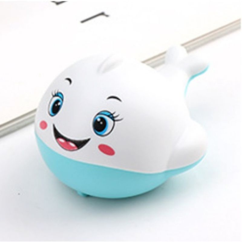 Mainan Anak Mobil Hewan Mobilan Bentuk Binatang Bentuk Hewan Lucu Pull Back / Mainan Lucu Tarik Mundur MURAH-Paus putih