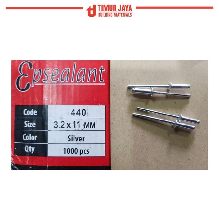 

PAKU RIVET BLIND RIVET 440 Harga 1 dus 1000 Pcs 1 kg