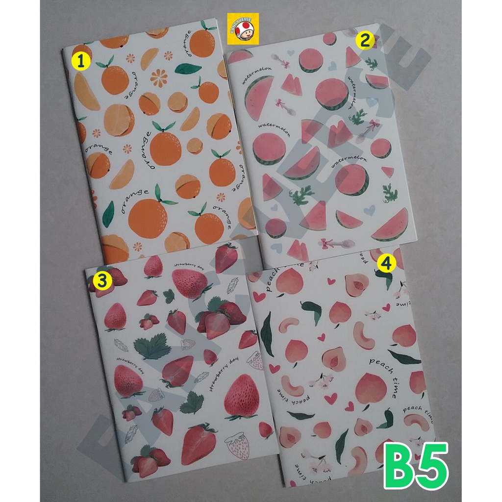 

Notebook B5 Fruit LT516153 / Agenda Diary Notes Buku Catatan