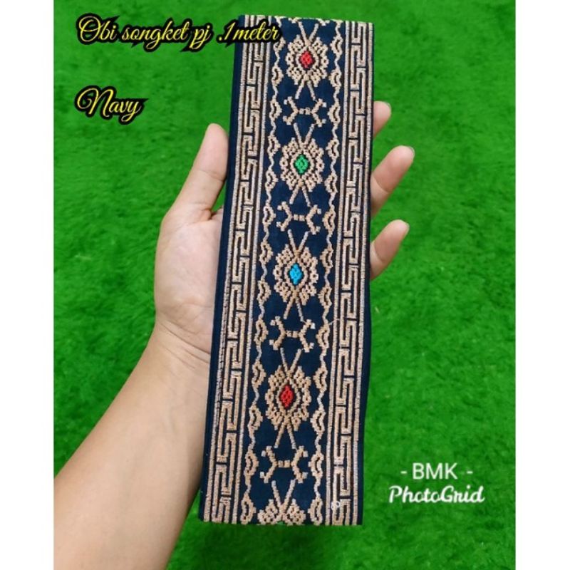 obi songket bordir