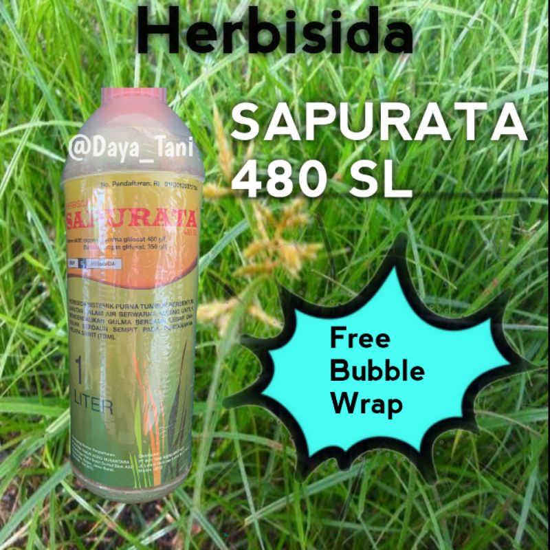 Pembasmi Rumput Liar Ampuh (Sapurata 480 SL, 1 Liter)