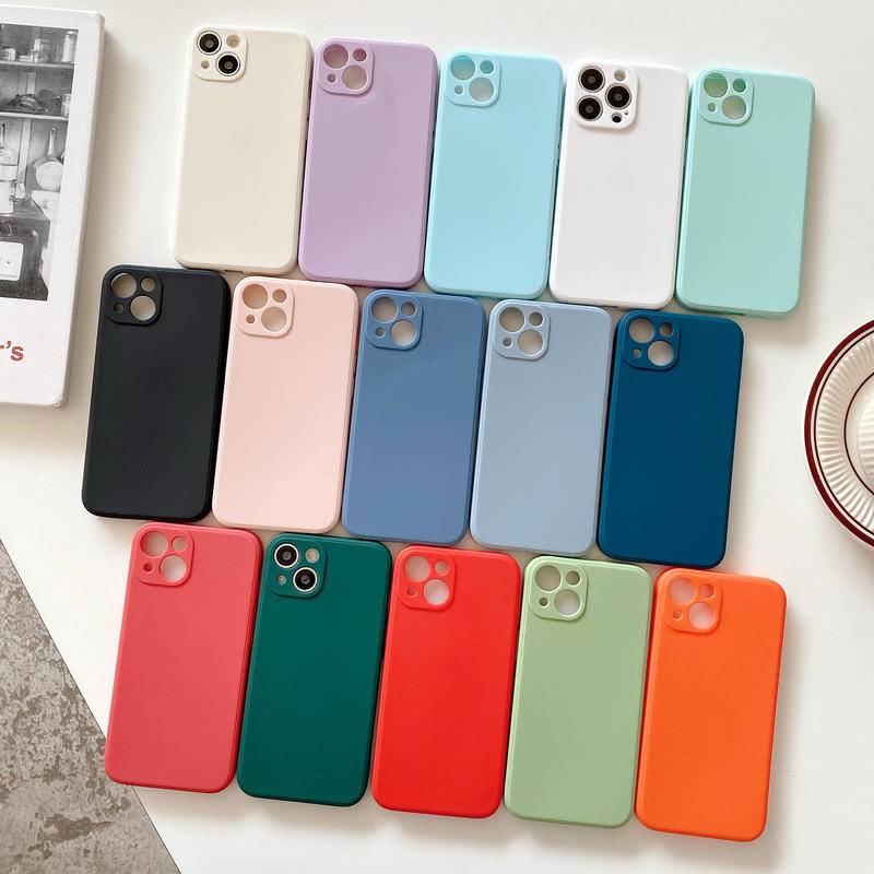 Soft Case Silikon TPU Cover iPhone 13 14 Pro Max Plus 14 13