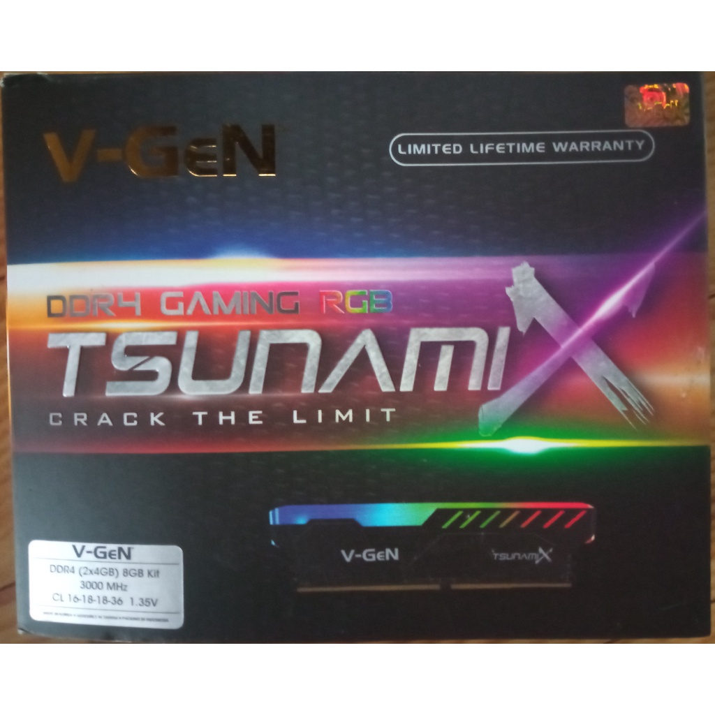 RAM 2X8 VGEN TSUNAMI